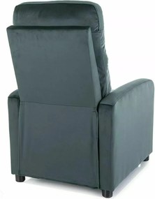 Polohovacie kreslo OTUS Velvet zelené