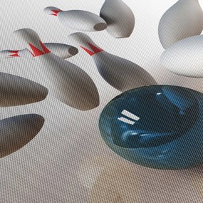 Obraz - Bowling (120x50 cm)