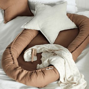 Bambusová prikrivka vanilka 80×100 cm