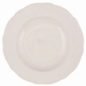 24-dielna jedálna súprava z bieleho porcelánu
