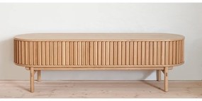 TV stolík v dekore duba v prírodnej farbe 160x48 cm Carno – Unique Furniture