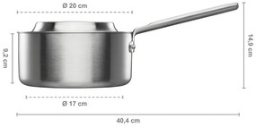 Nerezový hrniec Norden Steel 2,5l