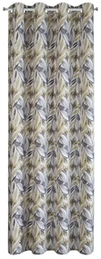 ZATEMŇOVACÍ ZÁVES NA KRÚŽKOCH LAVIN 140X250 CM LISTY