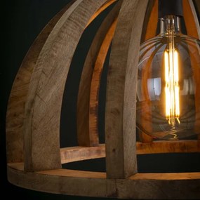 Luster 83-66 Wooden curved mango frame - Komfort-nábytok