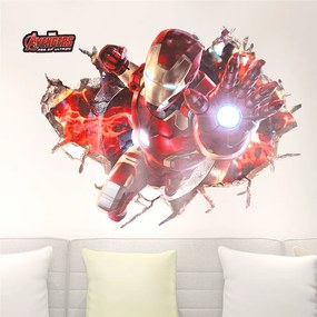 Veselá Stena Samolepka na stenu na stenu Iron Man Avengers