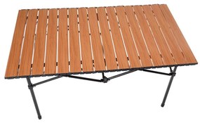 Kempingový stôl s rolovacou doskou 54x93 cm