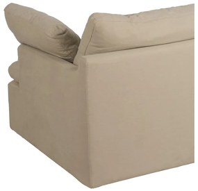 Béžová ľanová pohovka 180 cm – Ixia