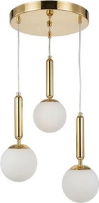 Toolight Rea, ZÁVESNÁ STROPNÁ LAMPA G179-3CP GOLD, OSW-07823