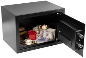 Digitálny trezor BestBerg BBSB-3C / 20 x 31 x 20 cm / čierna