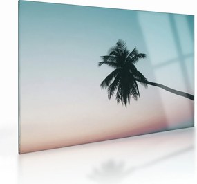 Sklenený obraz - Palma na Bali (70x50 cm)