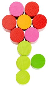 Stohovacia motorická hra s valčekmi