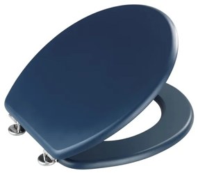 WENKO 25172100-WC sedadlo PRIMA 37x41 cm modrá/strieborná