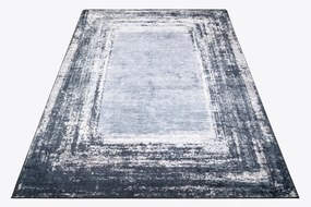 Tmavý trendový koberec s protišmykovou úpravou Šírka: 80 cm | Dĺžka: 150 cm
