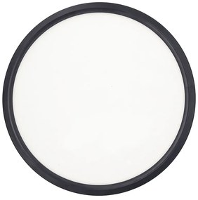 SOLIGHT LED osvetlenie s diaľkovým ovládačom Estela Black, 36W, 2700lm, 30cm, CCT