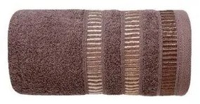 Bavlnený uterák Sagitta 30x50 cm čokoládový