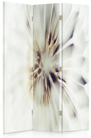 Gario Paraván Srdce z bieleho kvetu Veľkosť: 110 x 170 cm, Prevedenie: Otočný paraván 360°