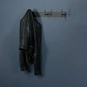 Čierny kovový nástenný vešiak Chapman – Spinder Design