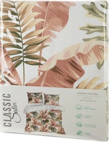 SATÉNOVÉ OBLIEČKY SPRING29 200X220 CM, 2KS 70X80 CM LISTY