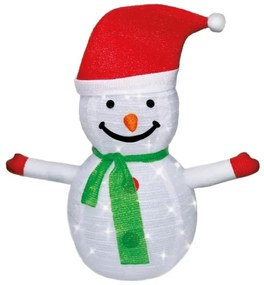 Brilagi - LED Vianočná vonkajšia dekorácia 40xLED/3xAA IP44 snehuliak