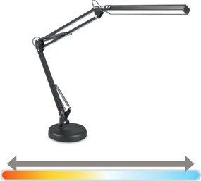 BRILAGI - LED stmievateľná stolová lampa 2v1 USB VARIO LED/14W/5V 3000-6000K čierna