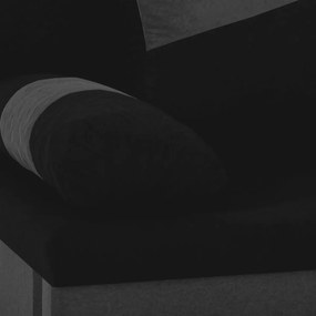 Rozkládací pohovka ROLO Černá/Šedá