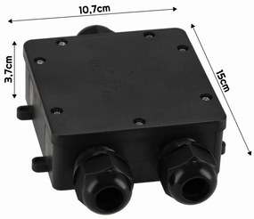 BERGE Hermetická krabica IP68 s 5 PIN konektorom