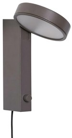 Hnedé nástenné svietidlo Crea – Hübsch