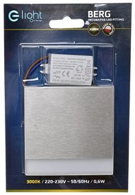 Schodiskové LED svietidlo Berg, 1x LED 0,6w, 3000k, s