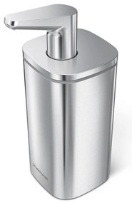 Dávkovač mydla z nerezovej ocele v striebornej farbe 295 ml - simplehuman