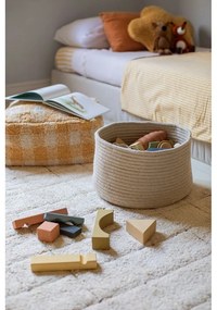 Krémový prateľný ručne tkaný bavlnený koberec 170x240 cm Mosaic – Lorena Canals