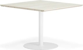 Stôl METRIC, stredná sekcia, 1000X1000x720 mm, biela/jaseň