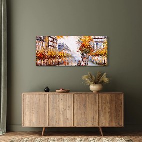 Obraz - Ulica v Paríži (120x50 cm)