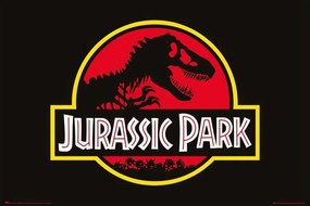 Plagát, Obraz - Jurassic Park - Logo, (91.5 x 61 cm)