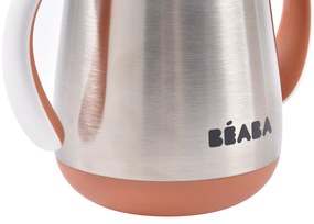 Hrnček termoizolačný so slamkou nerez 250ml Terracotta