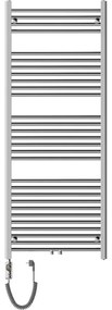 Mexen Mars, elektrické vykurovacie teleso 1500x600 mm + vykurovacia tyč 600 W, chrómová, W110-1500-600-2600-01