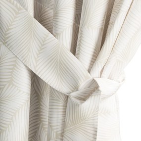 ZÁHRADNÝ VODEODOLNÝ ZÁVES NA PÚTKACH GARDEN 155X220 CM LISTY