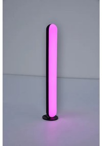 LUTEC Stolné / nástenné chytré LED osvetlenie BARDO s bluetooth a RGB funkciou, 10W, čierne