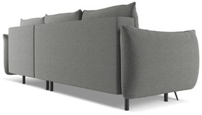 Svetlosivá rohová pohovka (pravý roh) Malie – Makamii