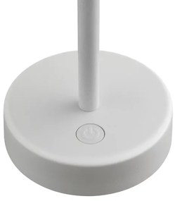 Nordlux - LED Stmievateľná nabíjacia stolná lampa ELLEN LED/2,8W/3,7V IP44 biela