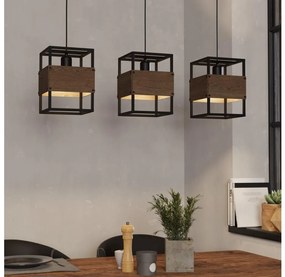 Eglo 43805 - Luster na lanku EVESHAM 3xE27/40W/230V