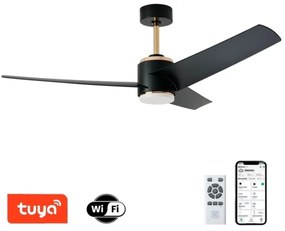 Immax NEO 07280L -LED Stm. str. ventilátor BEAUTY 18W/230V čierna Wi-Fi Tuya + DO