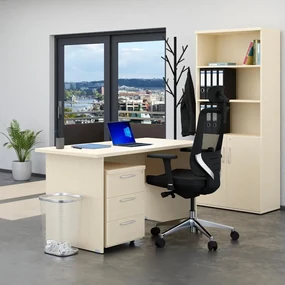 Zostava kancelárskeho nábytku Visio 2, 140 cm, javor