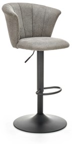 Barová stolička Heidi (sivá + čierna). Vlastná spoľahlivá doprava až k Vám domov. 1039552
