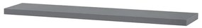 BONTEC Polička, mdf, čierna, P-002 BK Farba: Šedá