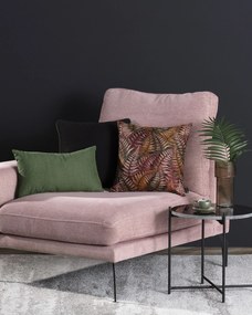 Sada 3 dekoračných vankúšov Fern Flower maroon I