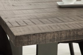 Jedálenský stôl 38655 160x90cm Masív drevo Mango šedé - PRODUKT JE SKLADOM U NÁS - 1Ks