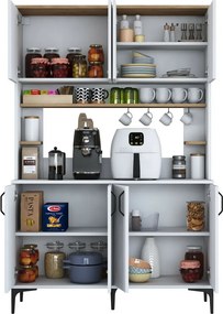 Skriňa Javy Walnut and White