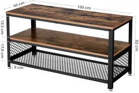 Stolík pod televízor VASAGLE LTV40BX