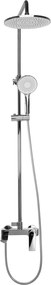 Rea Avalon, sprchová súprava s dažďovou hlavovou a ručnou hlavicou, chrómová, REA-P8699