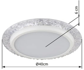 Globo 48294-22 - LED Stropné svietidlo ABIGAIL LED/22W/230V 3000K pr. 40 cm